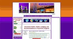 Desktop Screenshot of hounslow-hotels.visit-london-england.com