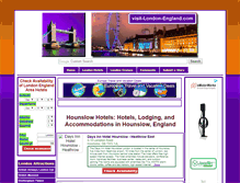 Tablet Screenshot of hounslow-hotels.visit-london-england.com